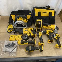 AS-IS DEWALT 20V MAX Cordless 9 Tool Combo Kit