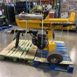 DALLAS LOCATION - DEWALT 32 Ton 277cc 9.5HP Kohler Engine Horizontal/Vertical Full Beam Hydraulic Log Splitter, Auto Return/Integrated Log Cradle