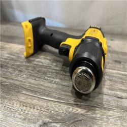 AS-IS DEWALT 20V MAX Cordless Compact Heat Gun with Flat and Hook Nozzle Attachments