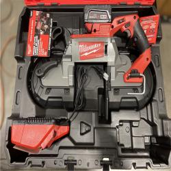 LIKE NEW! - Milwaukee M18 FUEL 18V Lith-Ion Brushless Cordless Deep Cut Band Saw w/ (1) 5.0 Ah Battery