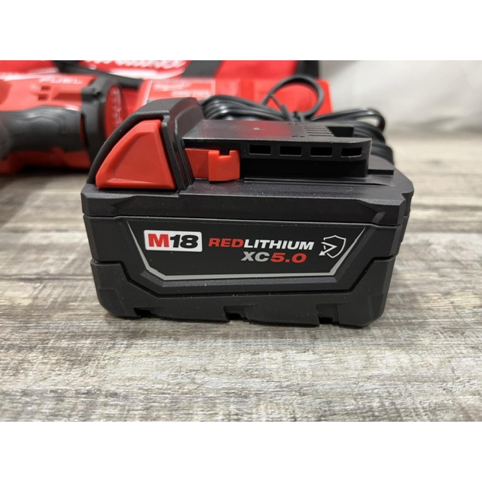 AS-IS Milwaukee FUEL 18V Lithium-Ion Brushless Cordless 1/2 in. Impact Wrench w/Friction Ring Kit