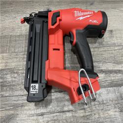 AS-IS Milwaukee FUEL 18-Volt Lithium-Ion Brushless Cordless Gen II 18-Gauge Brad Nailer (Tool-Only)