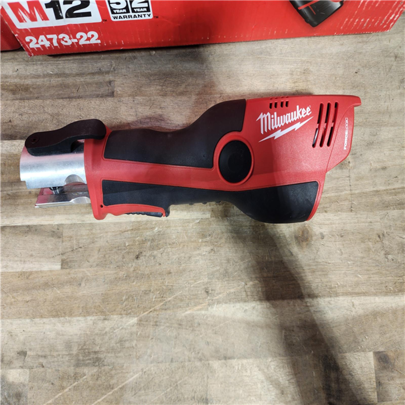 HOUSTON LOCATION - AS-IS M12 12-Volt Lithium-Ion Force Logic Cordless Press Tool Kit (3 Jaws Included) with Two 1.5 Ah Battery and Hard Case