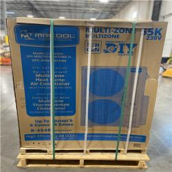 DALLAS LOCATION - AS IS- MR.COOL 5th Gen Multi-Zone 4-Zone 55 000 BTU 22 SEER2 (6K + 9K + 18K + 24K) Ductless Mini-Split Air Conditioner and Heat Pump (2 UNITS)