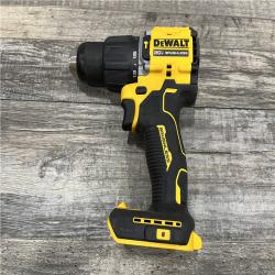 AS-IS DEWALT ATOMIC 20-Volt MAX Brushless Cordless 1/2 in. Hammer Drill (Tool-Only)