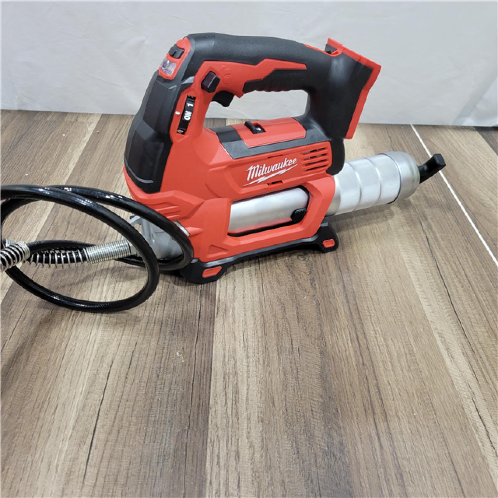 AS-IS Milwaukee M18 18-Volt Lithium-Ion Cordless Grease Gun 2-Speed (Tool-Only)
