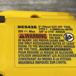 AS-IS DEWALT 20V XR Cordless 3 in. Cut-Off Tool (Tool Only)