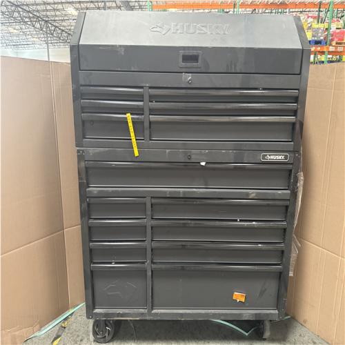CALIFORNIA AS IS HUSKY 15 DRAWER TOOL BOX