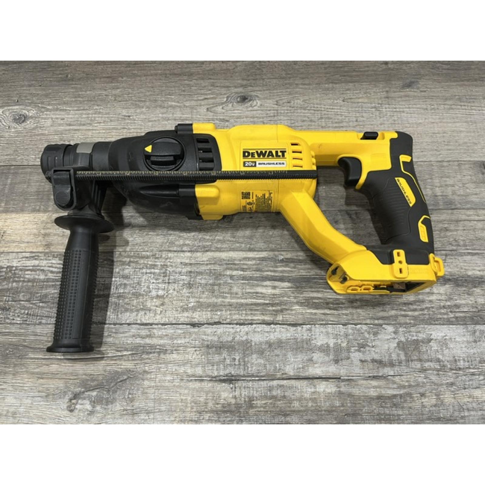 AS-IS DEWALT 20V MAX Cordless Brushless 1 in. SDS Plus D-Handle Concrete and Masonry Rotary Hammer (Tool Only)