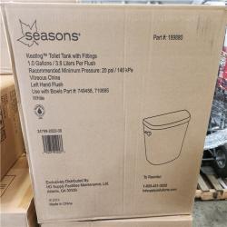 Phoenix Location NEW Seasons Keating Round Toilet Bowl With Tank 1.0 Gallons/ 3.8 Liters a Flush Vitreous China Pallet (9 Toilets)