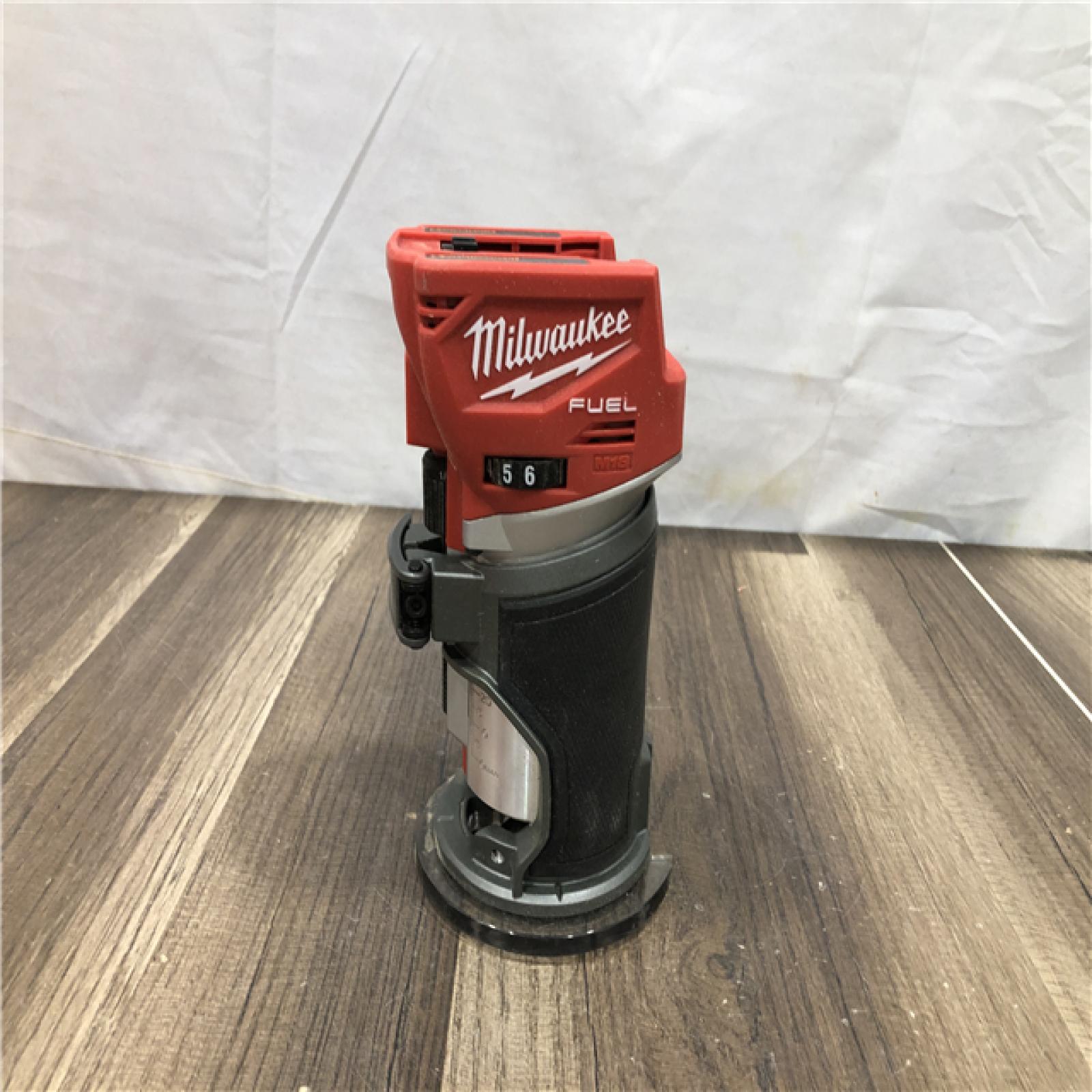 AS-IS Milwaukee FUEL 18V Lithium-Ion Brushless Cordless Compact Router (Tool-Only)