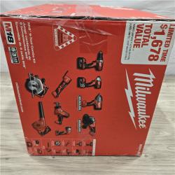 NEW- M18 18-Volt Lithium-Ion Cordless Combo Kit (9-Tool) with (2) Batteries, Charger, and Tool Bag