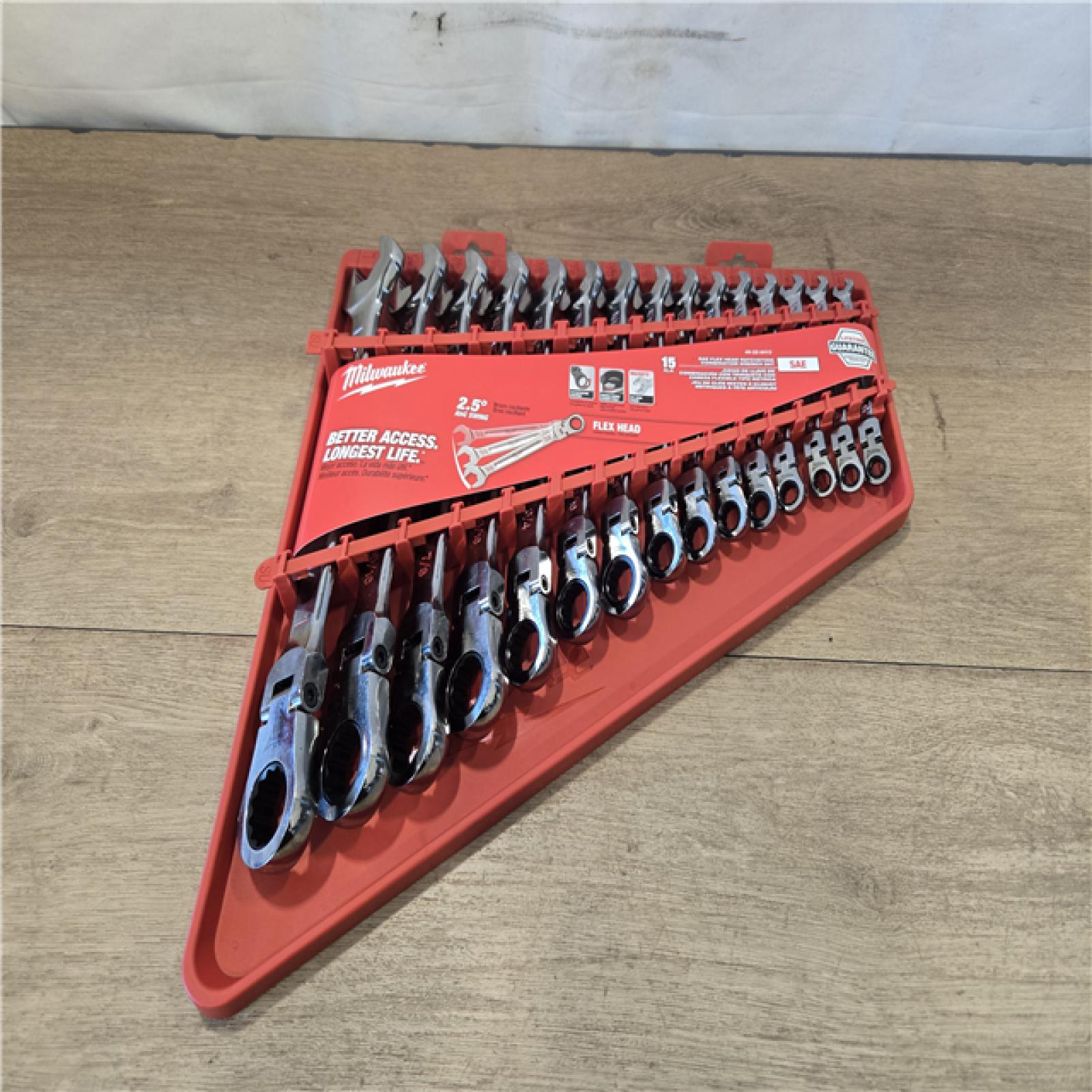 AS-IS Milwaukee 48-22-9413 Flex Head Wrench Set
