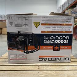 DALLAS LOCATION- GENERAC 10000 / 8000-Watt Electric Switch/Gasoline Portable Generator