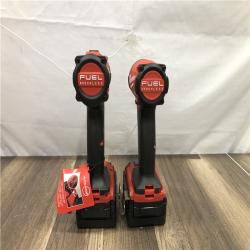 AS-IS Milwaukee FUEL 18V Lithium-Ion Brushless Cordless Hammer Drill and Impact Driver Combo Kit