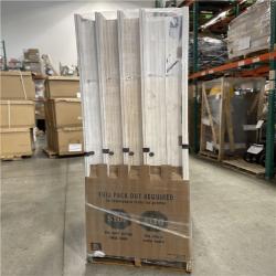 DALLAS LOCATION - 36 in. x 80 in. RH2P Sqtop Hollow Core White Primed Composite Smooth Single Prehung Interior Door w/356 Casing Blk-Hinge PALLET-(5 UNITS)
