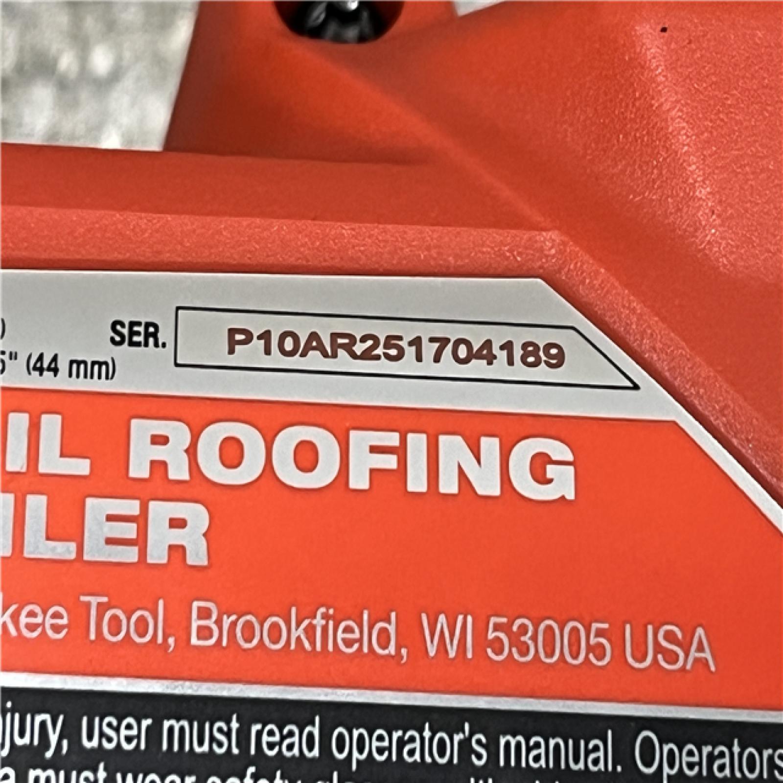 AS-IS Milwaukee FUEL 18-Volt Lithium-Ion Brushless Cordless Coil Roofing Nailer (Tool Only)
