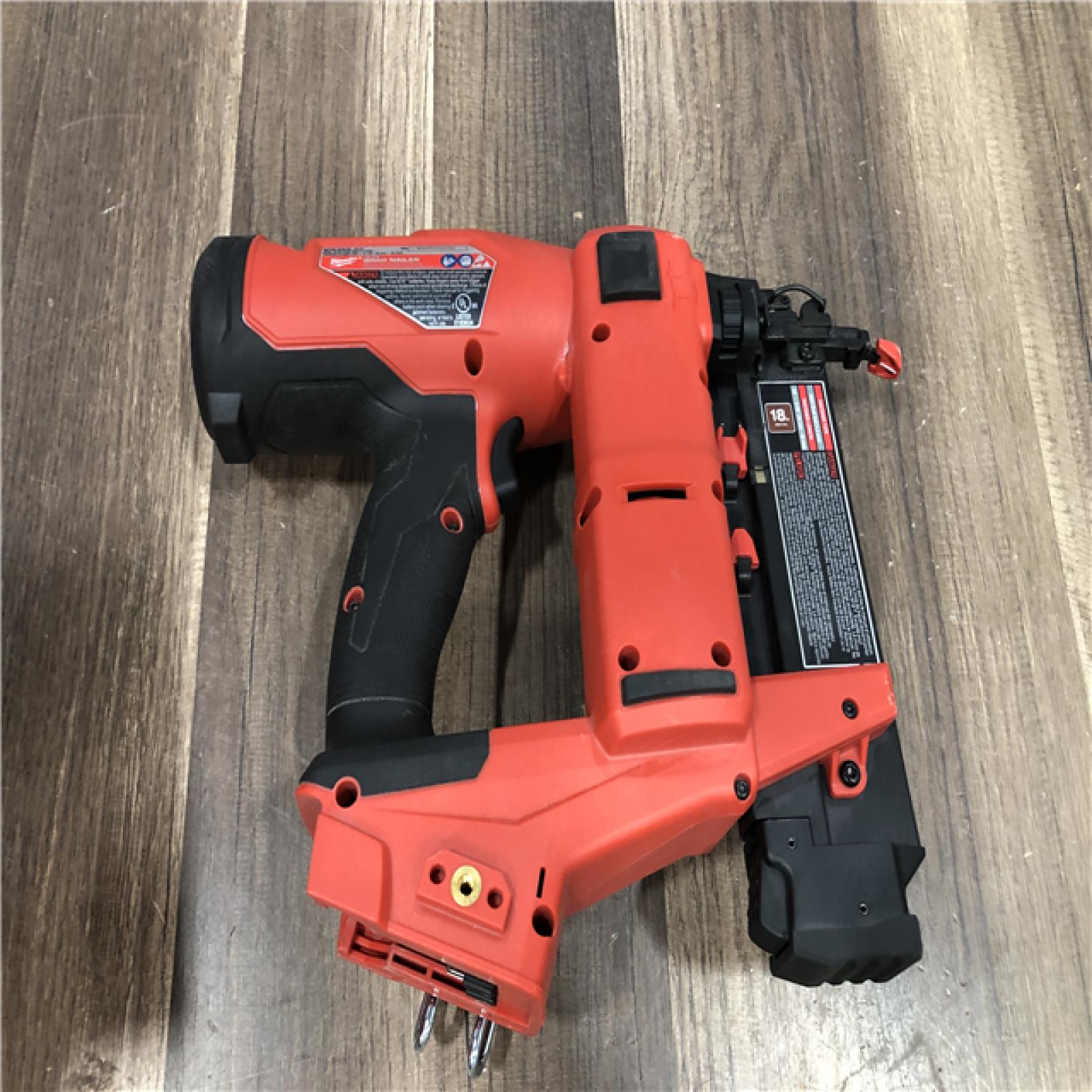 AS-IS Milwaukee FUEL 18-Volt Lithium-Ion Brushless Cordless Gen II 18-Gauge Brad Nailer (Tool-Only)