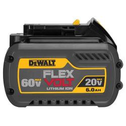 AS-IS DEWALT FLEXVOLT 20V/60V MAX Lithium-Ion 6.0Ah Battery Pack