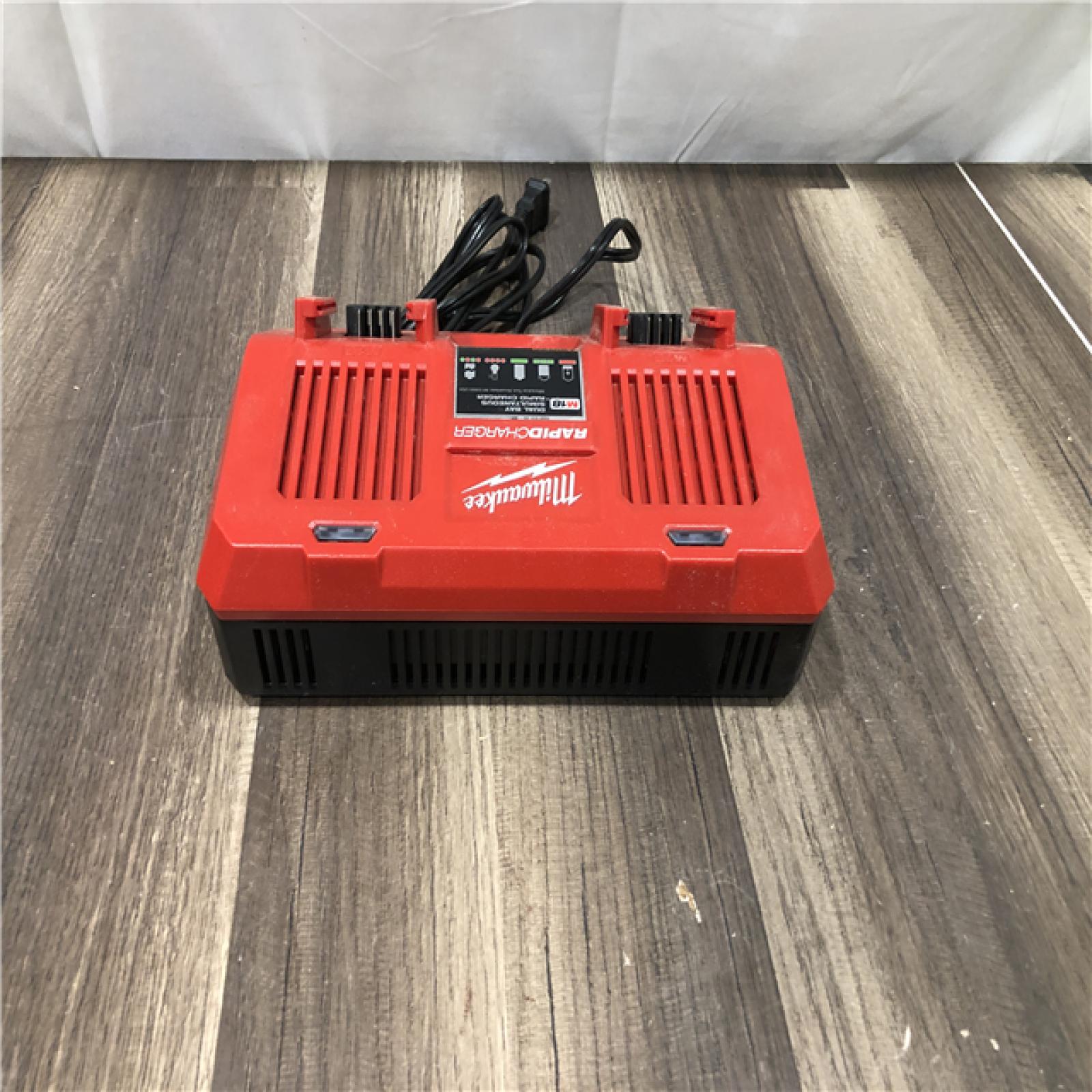 AS-IS Milwaukee 18-Volt Lithium-Ion Dual Bay Rapid Battery Charger