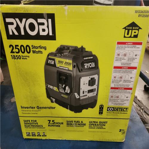 Phoenix AS-IS RYOBI 2500-Watt Recoil Start Gas Powered Inverter Generator with CO Shutdown
