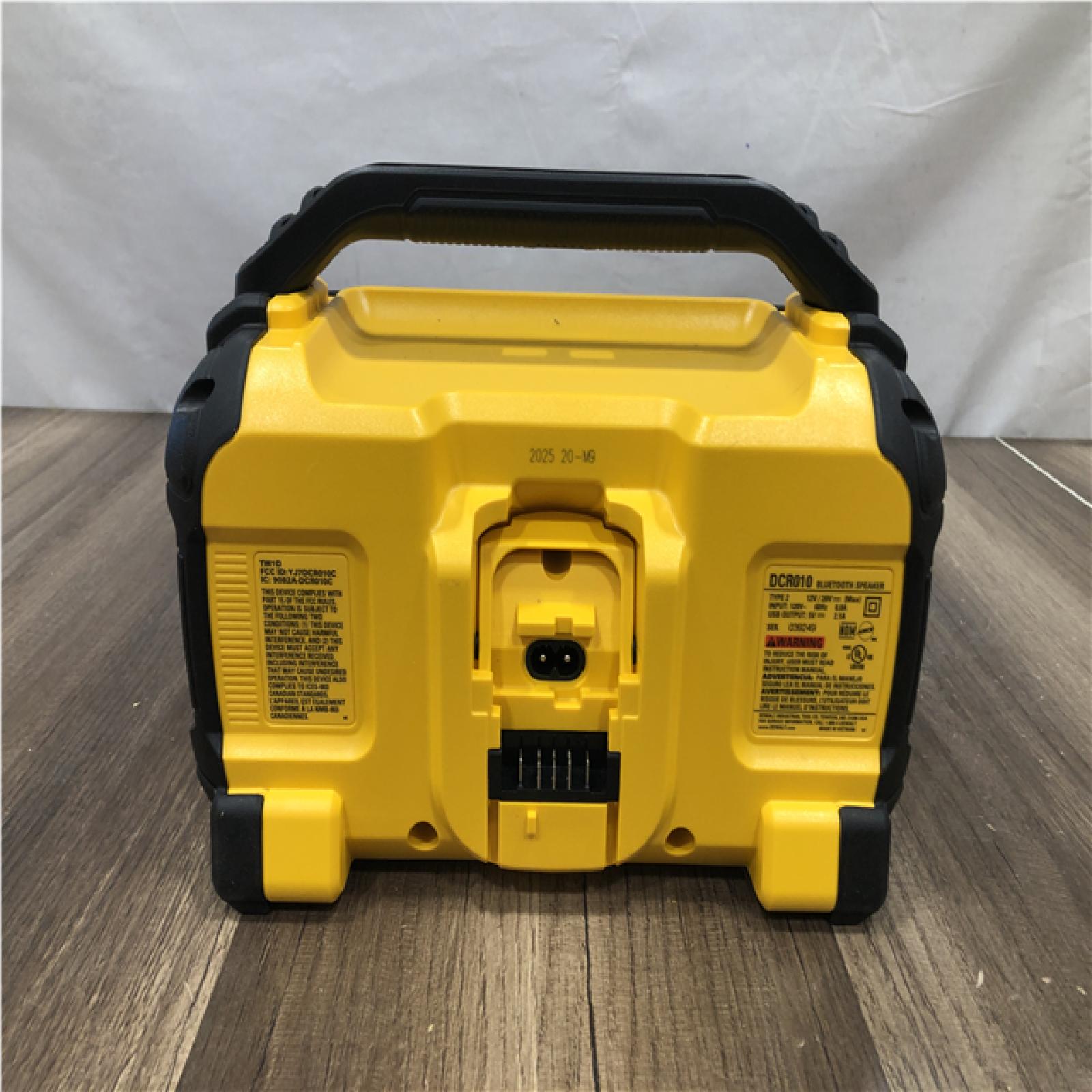 AS-IS DEWALT 20V MAX Cordless Bluetooth Speaker (Tool Only)