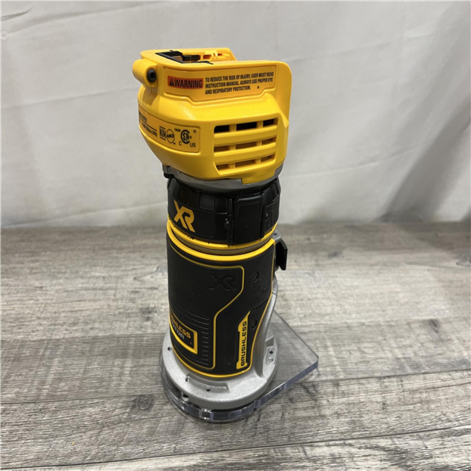 AS-IS DEWALT 20V MAX XR Cordless Brushless Fixed Base Compact Router (Tool Only)