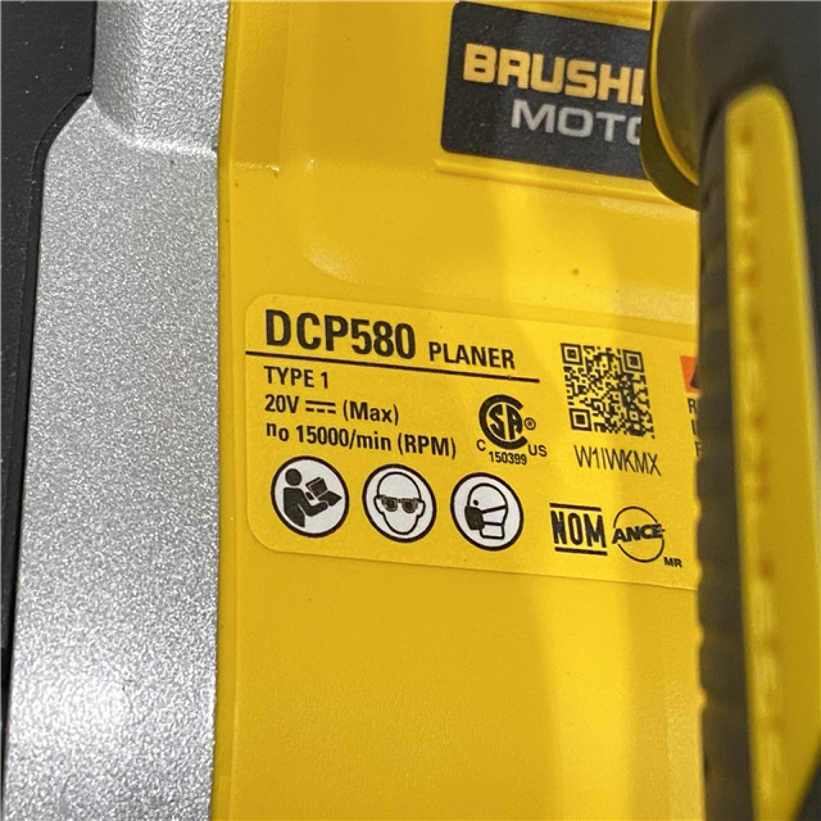 AS-IS DEWALT 20V MAX XR Cordless Brushless 3-1/4 in. Planer (Tool Only)