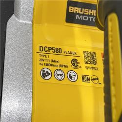 AS-IS DEWALT 20V MAX XR Cordless Brushless 3-1/4 in. Planer (Tool Only)