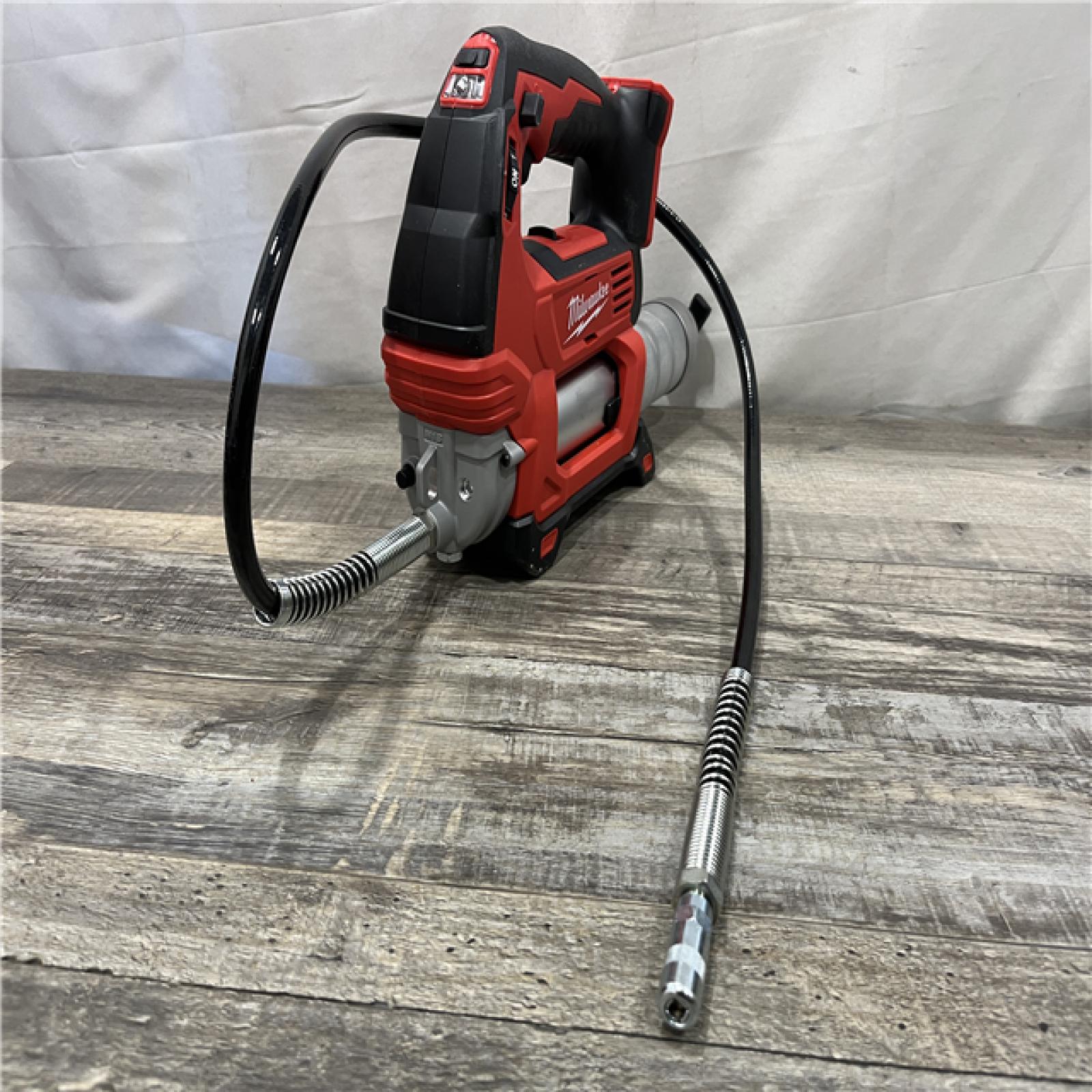 AS-IS Milwaukee 18V Lithium-Ion Cordless Grease Gun 2-Speed (Tool-Only)
