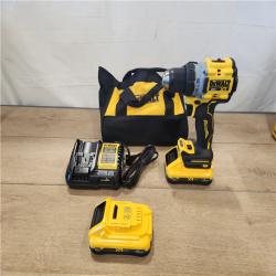 AS-IS- DEWALT 20V XR Lithium-Ion Cordless Brushless 1/2 in. Drill/Driver Kit