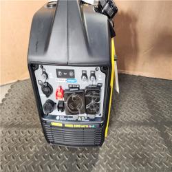 HOUSTON LOCATION - AS-IS CHAMPION 4500/3500-Watt Electric Start Gasoline/Propane Powered Dual Fuel Inverter Generator with Quiet Technology and CO Shield