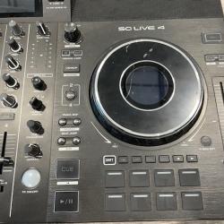 AS-IS Denon DJ SC LIVE 4-4Deck Professional Standalone DJ Controller with Streaming Access