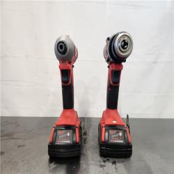 AS-IS- Milwaukee18V Lithium-Ion Brushless Cordless Compact Drill/Impact Combo Kit