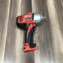 AS-IS Milwaukee 18V Lithium-Ion Cordless 1/2 in. Impact Wrench W/ Friction Ring (Tool-Only)