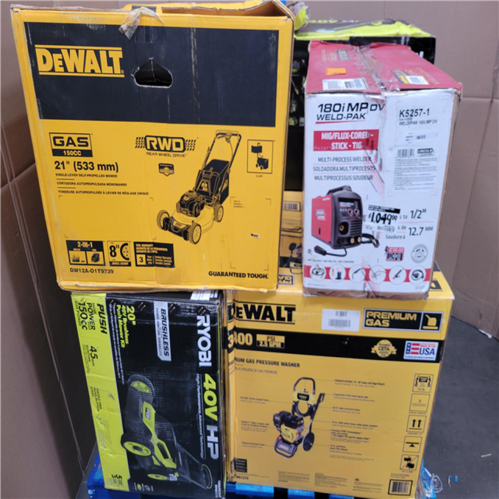 CALIFORNIA AS-IS OUTDOOR POWER EQUIPMENT