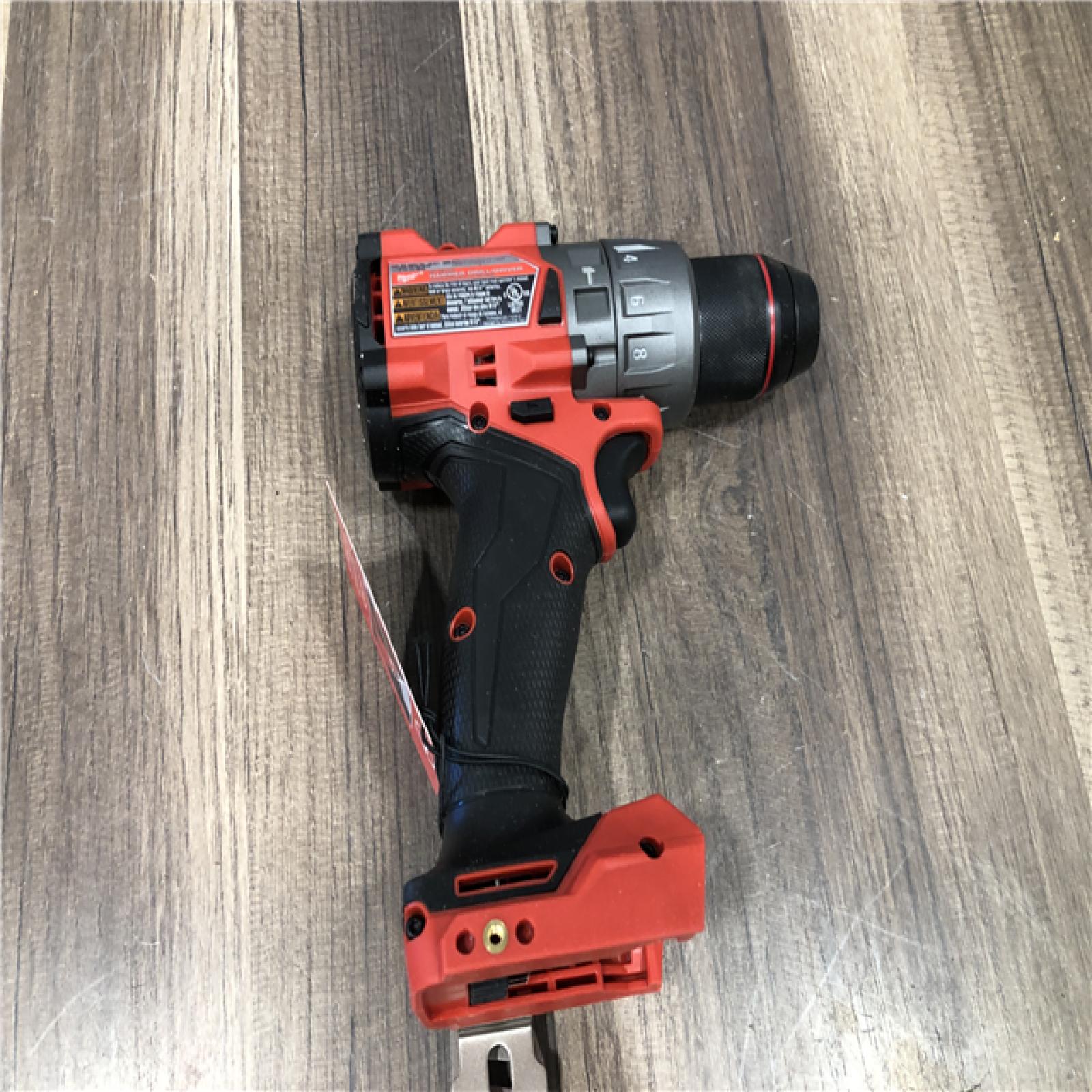 AS-IS Milwaukee FUEL 18V Lithium-Ion Brushless Cordless 1/2 in. Hammer Drill/Driver (Tool-Only)