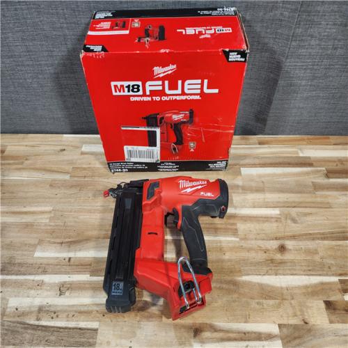 HOUSTON LOCATION - AS-IS Milwaukee  FUEL 18-Volt Lithium-Ion Brushless Cordless Gen II 18-Gauge Brad Nailer (Tool-Only)