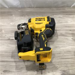 AS-IS DEWALT 20V MAX Lithium-Ion 15-Degree Electric Cordless Roofing Nailer Kit