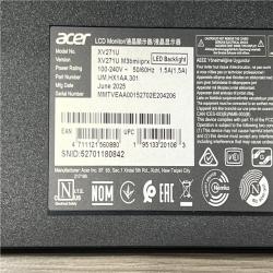 AS-IS ACER 27 Nitro XV1 Gaming Monitor - XV271U M3BMIIPRX