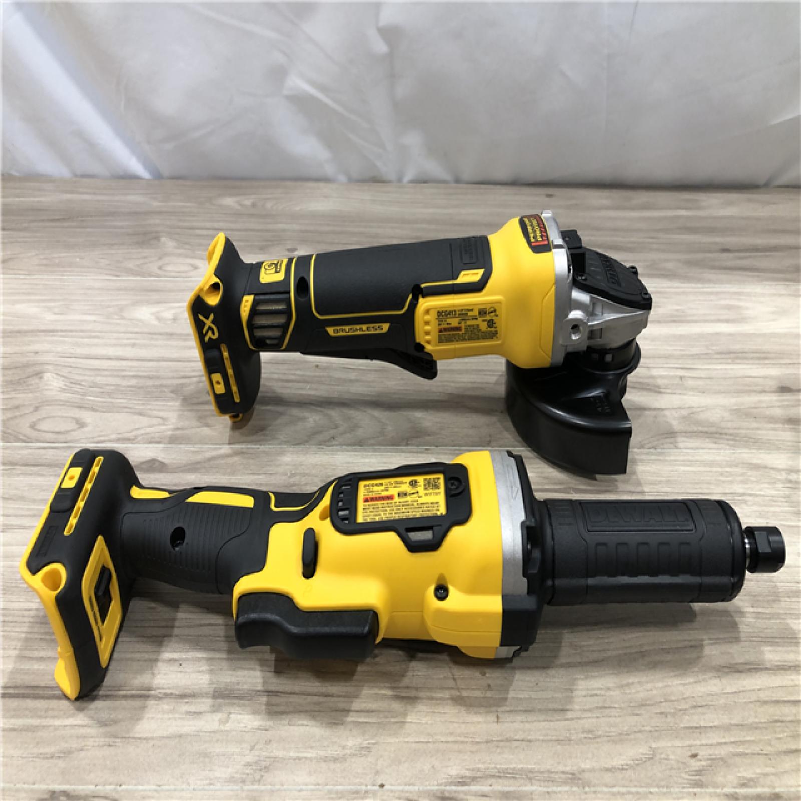 AS-IS DeWalt 20V MAX XR Cordless Grinder 2 Tool Combo Kit