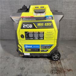 HOUSTON LOCATION - AS-IS RYOBI 2,300-Watt Recoil Start Bluetooth Super Quiet Gasoline Powered Digital Inverter Generator with CO Shutdown Sensor