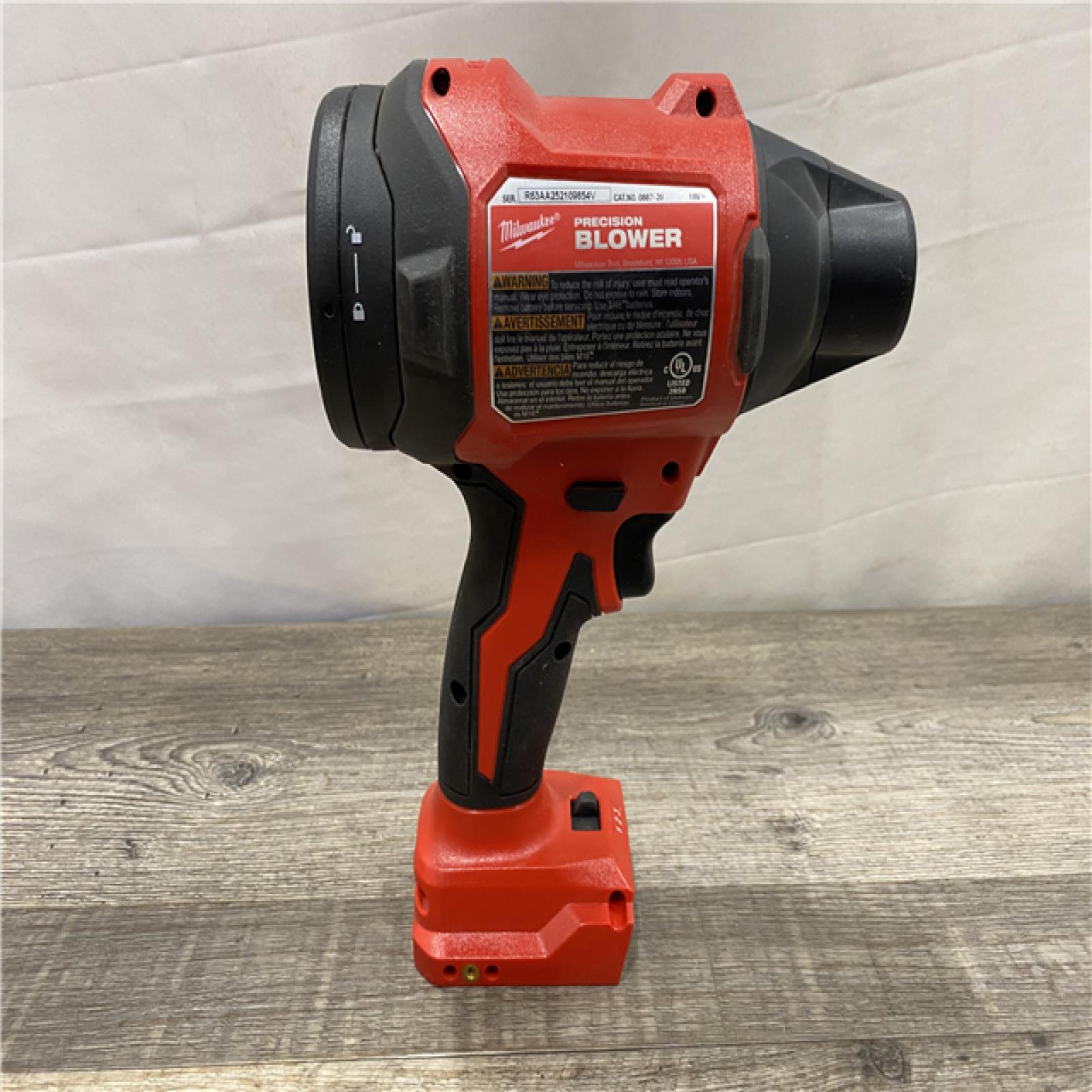 AS-IS Milwaukee 18V Lithium-Ion 570 MPH Brushless Cordless Precision Blower (Tool-Only)