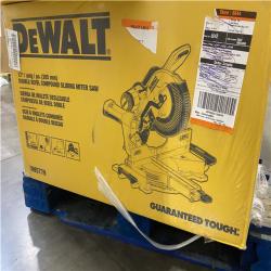 NEW- DeWalt 15 Amps 12 in. Corded Dual-Bevel Sliding Compound Miter Saw
