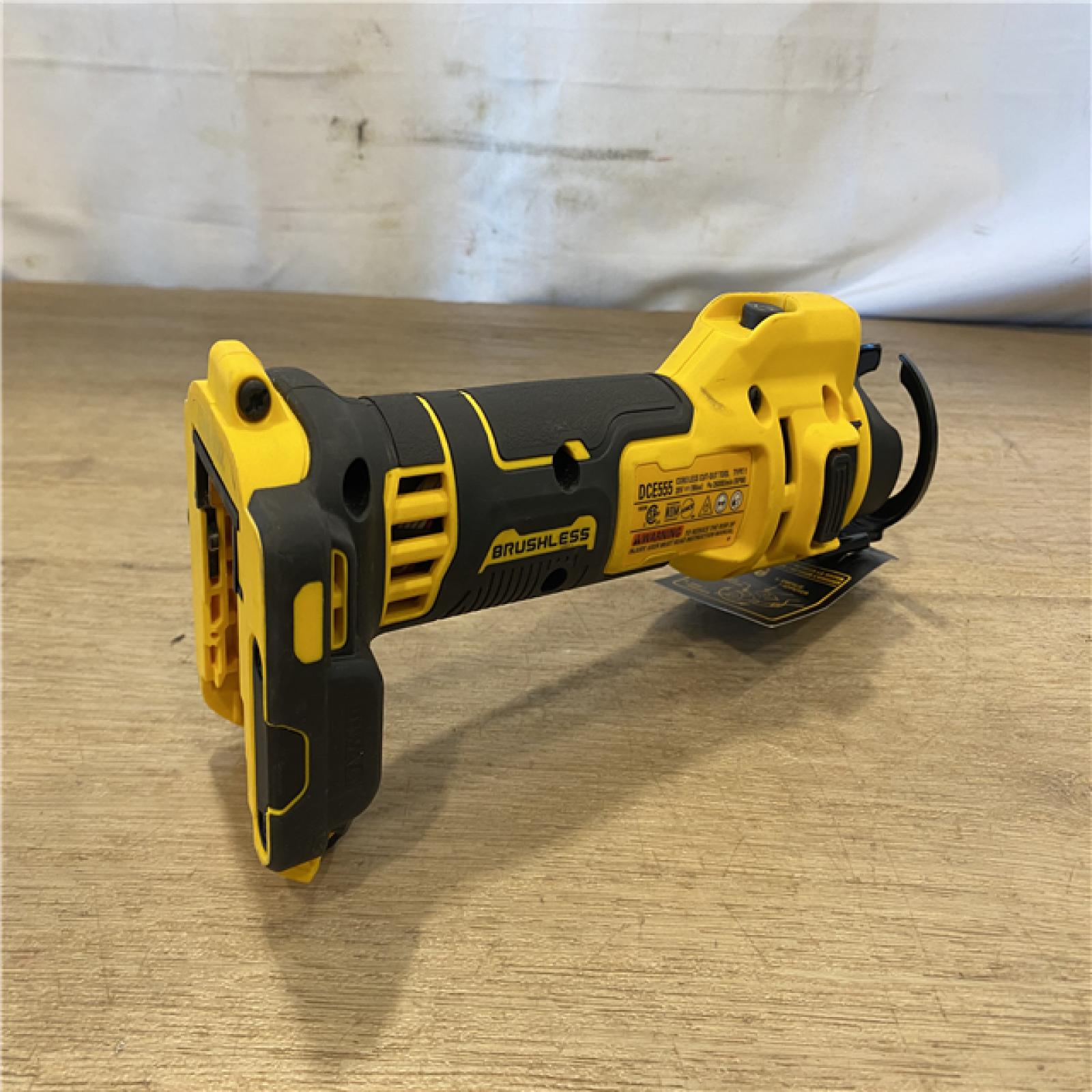 AS-IS DEWALT XR 20V Lithium-Ion Cordless Rotary Drywall Cut-Out Tool (Tool Only)