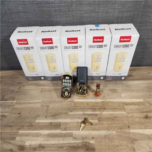 HOUSTON LOCATION - AS-IS KIWKSET SMARTCODE 260 KEYPAD ELECTRONIC LOCK (QTY - 6)