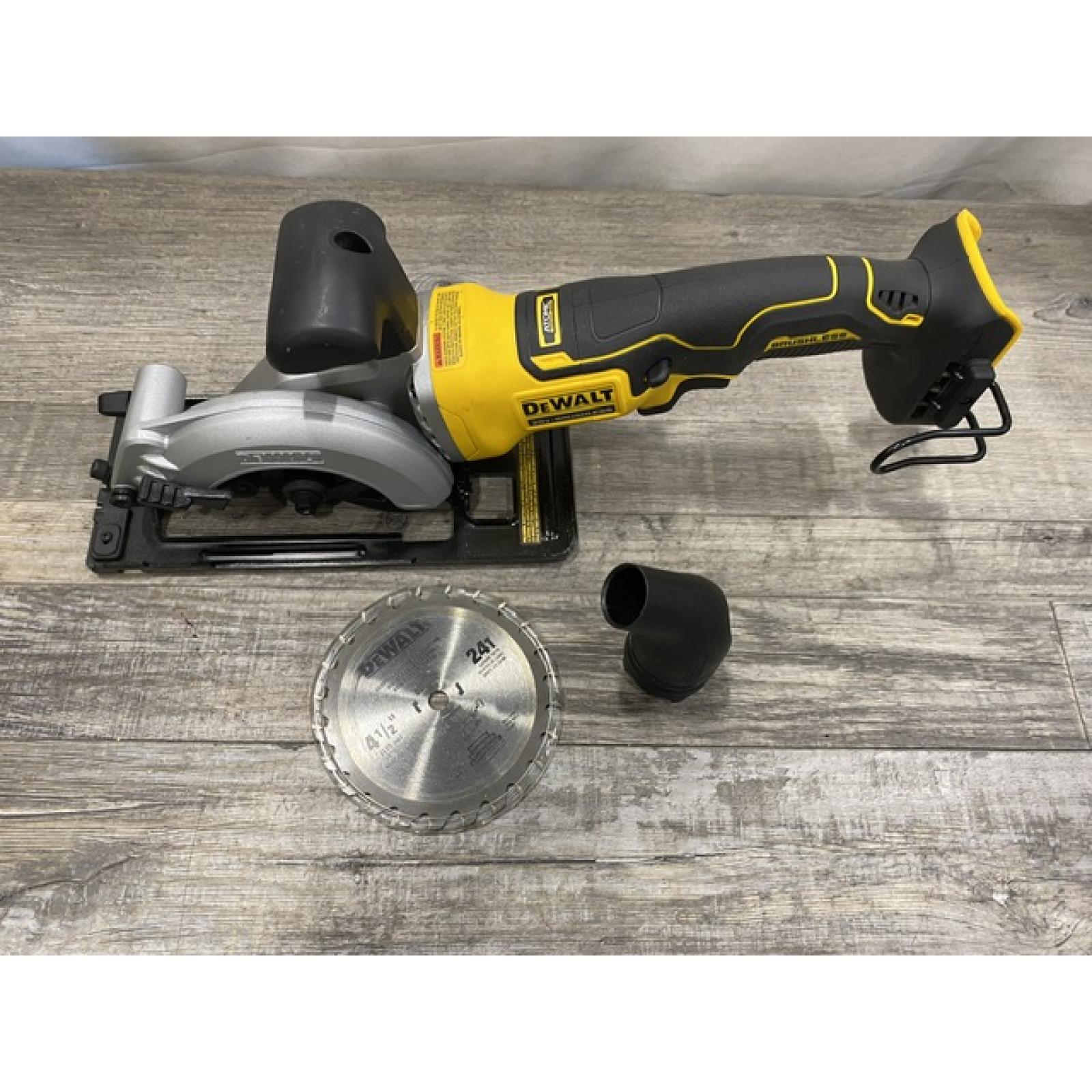 AS-IS DEWALT ATOMIC 20V MAX Cordless Brushless 4-1/2 in. Circular Saw (Tool Only)