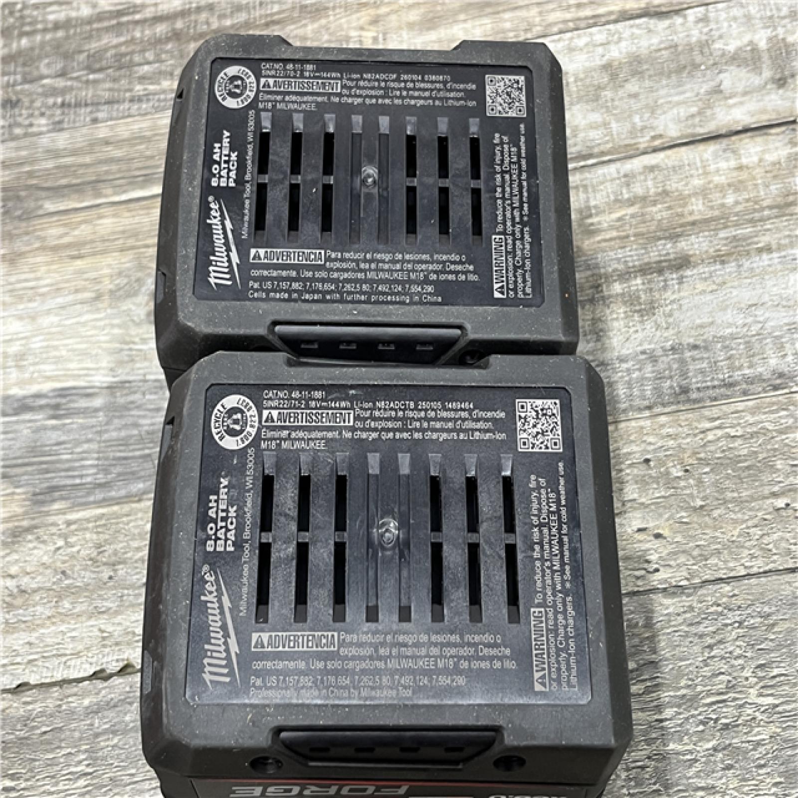 AS-IS Milwaukee 18-Volt Lithium-Ion REDLITHIUM FORGE Starter Kit