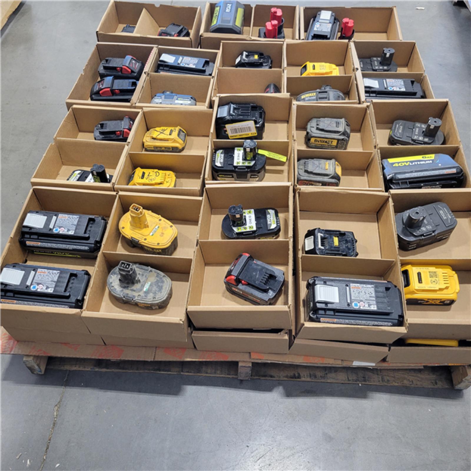 DALLAS LOCATION - AS-IS BATTERY  PALLET