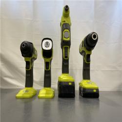 AS-IS - RYOBI ONE+ 18V Cordless 6-Tool Combo Kit